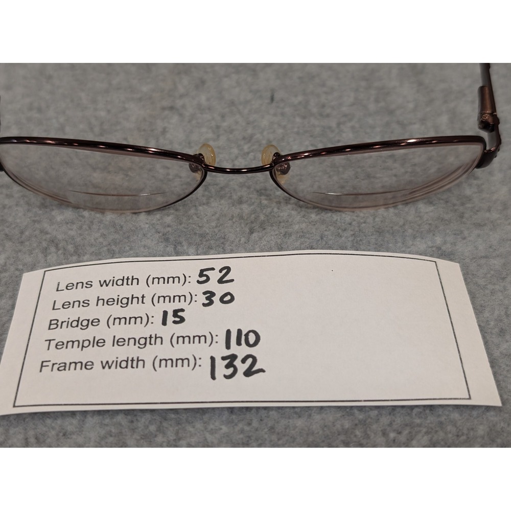 Valerie Spencer Eyeglasses Frames, Brown Metal Frame for Women, Optical Glasses - Picture 8 of 8